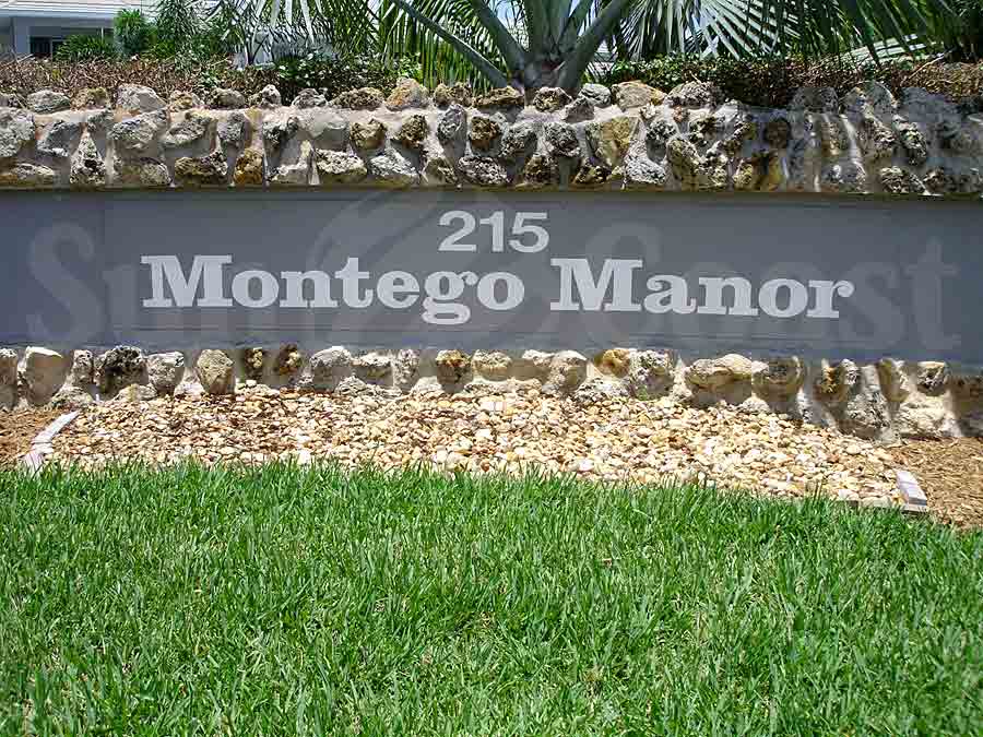 Montego Manor Signage